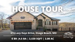 Luxury Lake Home in Osage Beach | 6 Bed on 3 Acres with Lake Views