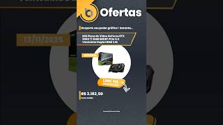 MSI Placa de Vídeo GeForce RTX 5060 Ti 16GB GDDR7 PCIe 5.0 Ventoinha Dupla HDMI...