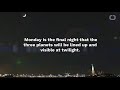 Mercury, Jupiter, Saturn: Rare Clustering In Night Sky