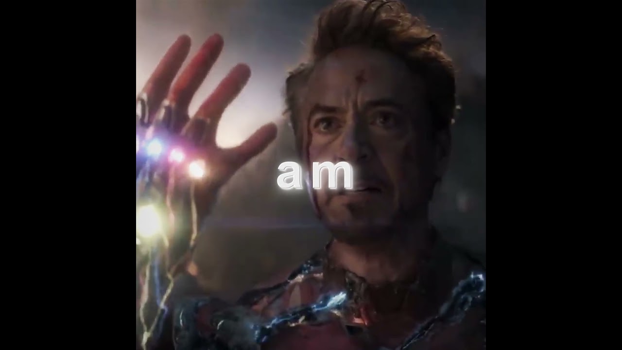 I am Iron man #ironman #aura #ironmanaura #ironman #english #edit