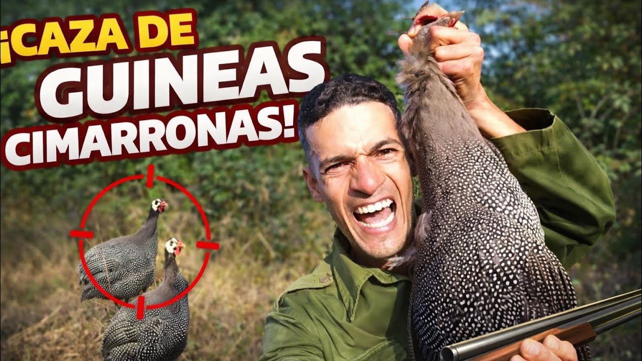 🇨🇺CACERIA de guinea CIMARRONA🇨🇺. #cazaconjoaco #caza #hunting