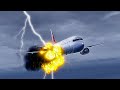 Boeing 737 Emergency Landing After a Lightning Strike - GTA 5 Short movie