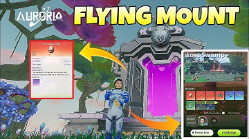 GET LOST SWAMP FLYING MOUNT UNICORN🦄 FREE IN AURORIA :A PLAYFUL JOURNEY ✨ #auroria #dawnhillgaming