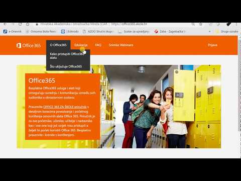 Instalacija Office 365 sustava na računalo putem [email protected] podataka
