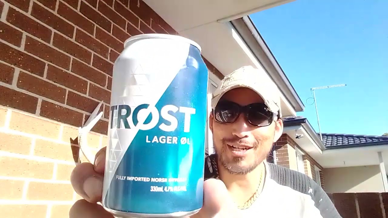 Trying Beer 🍺 From Norway's Oldest Active Brewery - Trost Lager OL 4.7%ABV (Craftbeer Review #59) 🍻