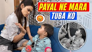 payal ne mara tuba ko | malik kids