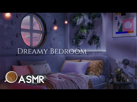 Dreamy Bedroom ASMR Ambience | 8 Hours | ASMR For Sleep 😴🐈