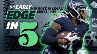 🏈🏈  More NFL Best Bets, Picks & Props for MNF! | The Early Edge in 5