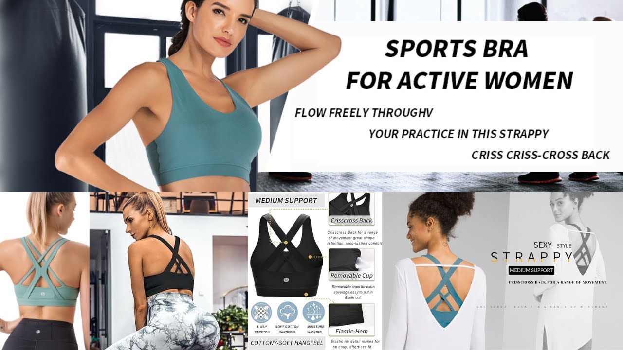 Fashion Meets Function In This Versatile Sports Bra-Designed For Active Women Who Demand The Best