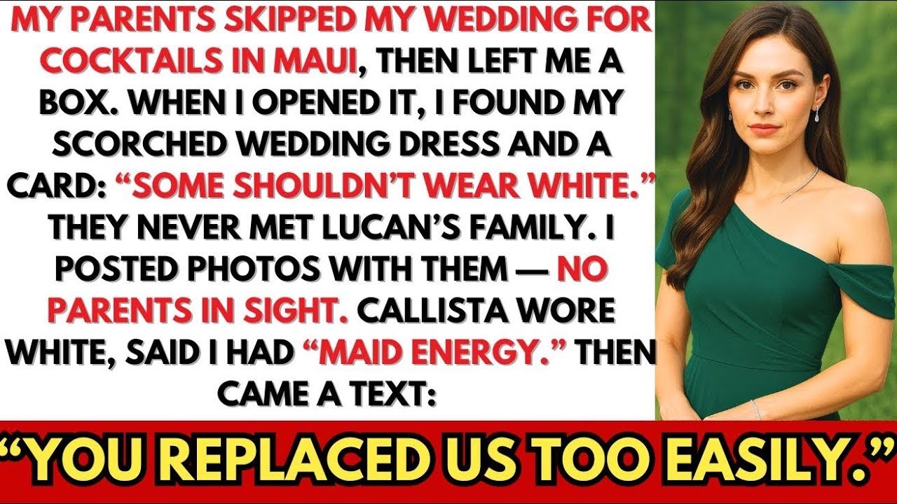 Parents Chose Hawaii Over My Wedding — The GIFT THEY LEFT BEHIND Changed Everything
