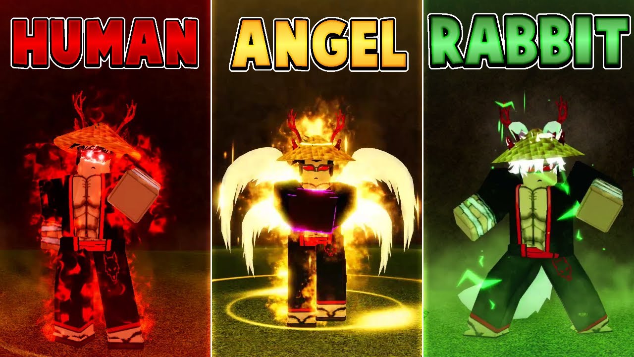 Human vs Angel (V4)#bloxfruits #roblox #racev4 #race