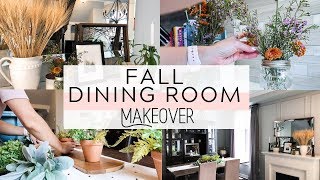 Decorate With Me | Fall Dining Room Makeover