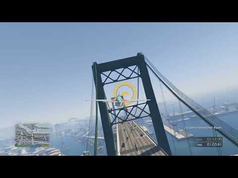 GTA V Stunt Plane Time Trials Engineered Bridgework