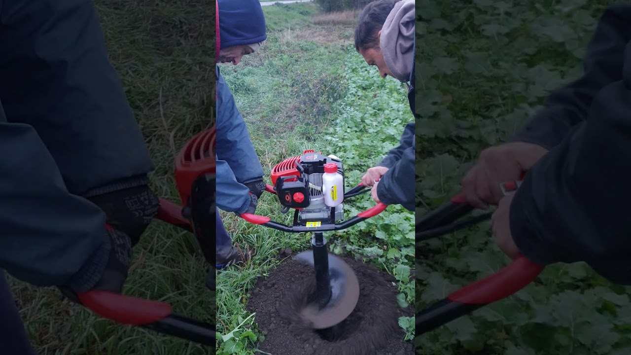 Bušenje rupa za sadnice drvoreda Bačka Topola - Mali Iđoš