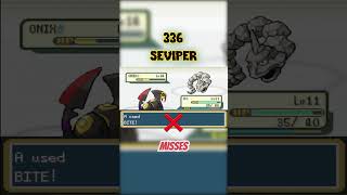 336 - Seviper #pokemon #challenge #gaming #nintendo #kanto #retro #firered #shorts #leafgreen