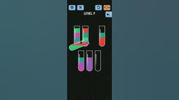 Water Color Sort Walkthrough Gameplay (Level 7)
