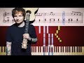 Ed sheeran  perfect  easy piano tutorial  sheets