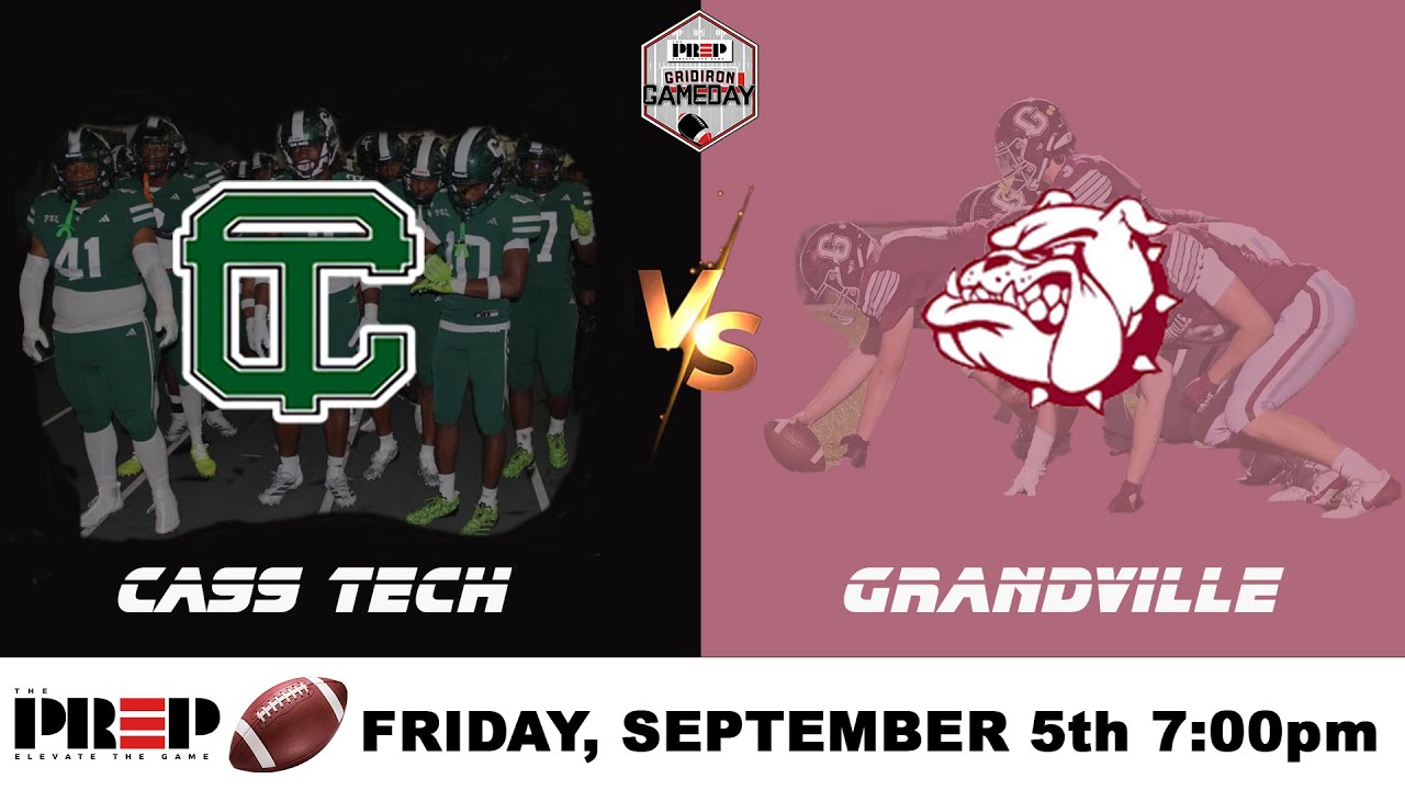 Grandville @ Cass  Tech || Gridiron Game Day || Full Broadcast Coverage