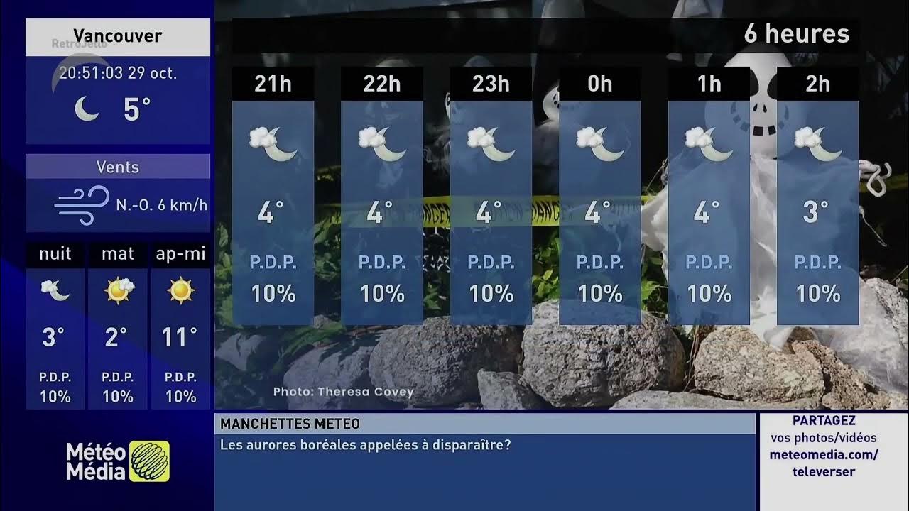 MétéoMédia Previsions Locales 29 octobre 2022 YouTube
