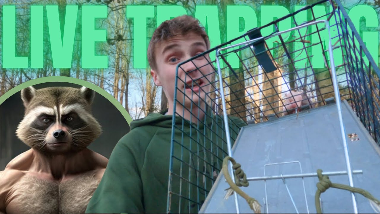 Raccoon Rapping Let’s LIVE TRAP some RACCOONS! (A Beginners guide to Trapping!) - YouTube