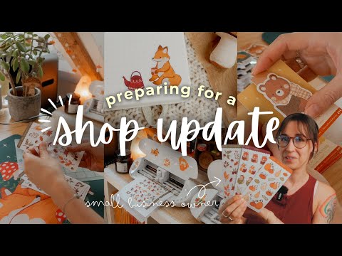 Preparing for a Shop Update ✿ Studio Vlog 57