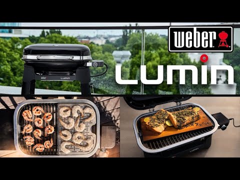 Weber Lumin Compact Outdoor Electric Barbecue Grill | Weber Lumin Compact Electric Grill