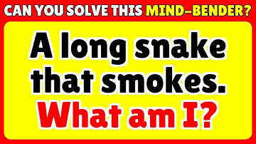 ONLY A GENIUS CAN SOLVE THESE RIDDLES 🧩 30 TRICKY RIDDLES 🧠 PART 36