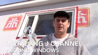 Installing J Channel Around Windows - 1950 s Rental Property Renovation Part 4