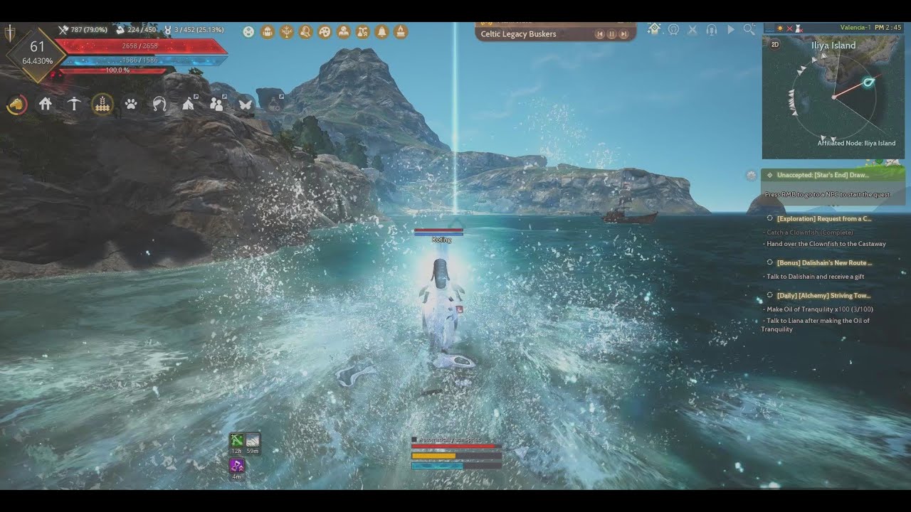 Tier 10 Mythical Dine Sea travel Black Desert Online YouTube