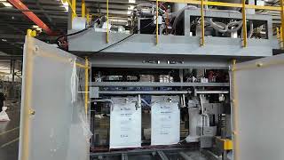 JCN丨TWIN TYPE AUTO BAG PLACER丨25kg food additive automatic bottom-up filling packing machine