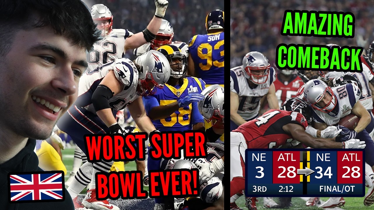 BRIT Reacts on Every Super Bowl Explained!