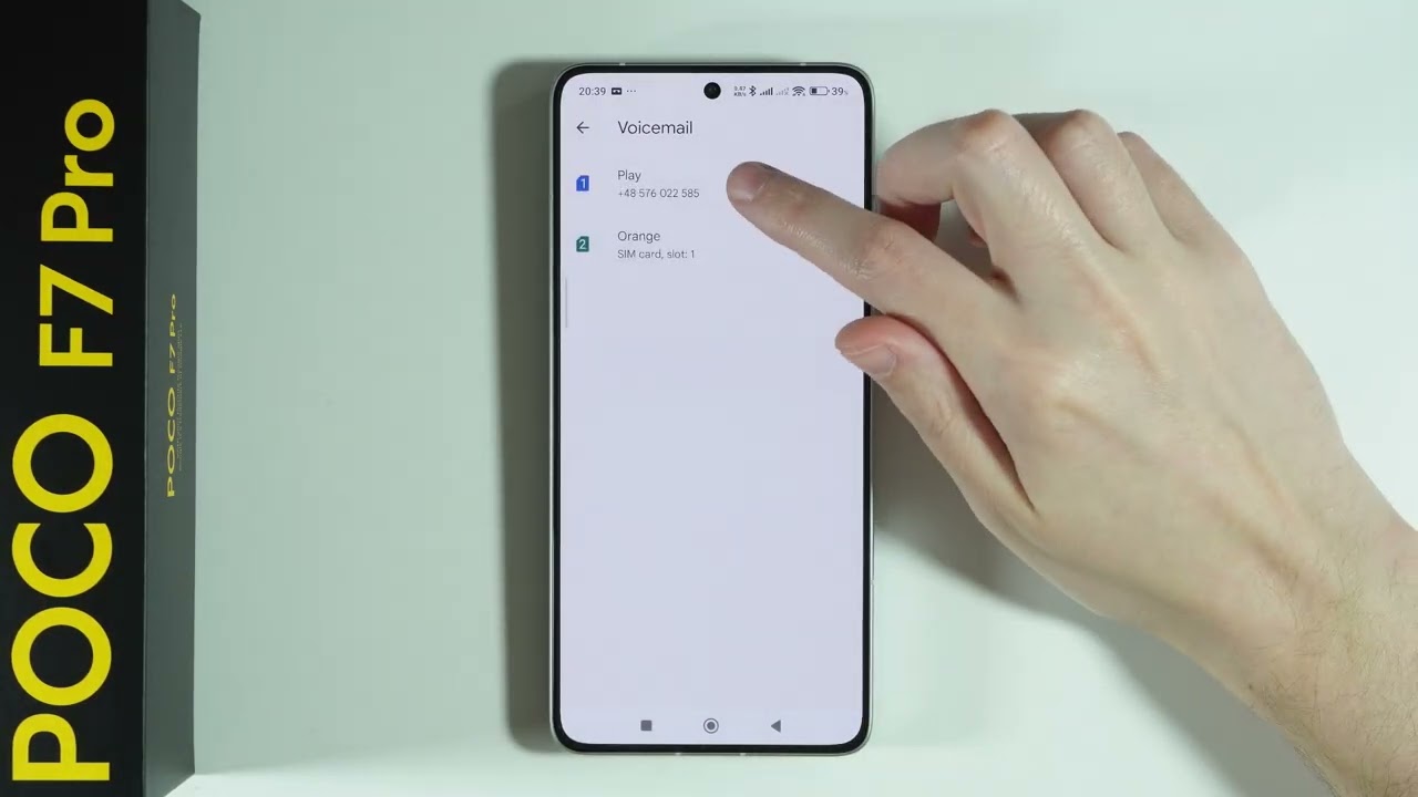 POCO F7 Pro: How to Setup Voicemail