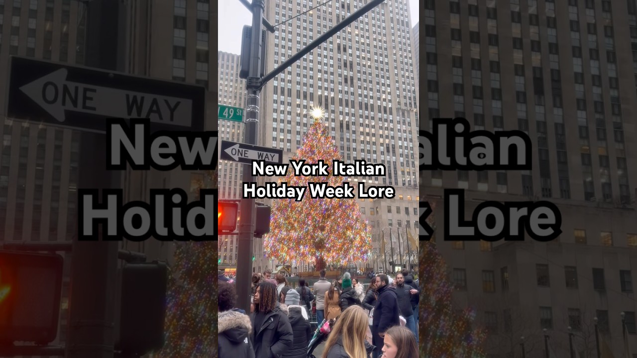 A New York Italian Style Holiday Week