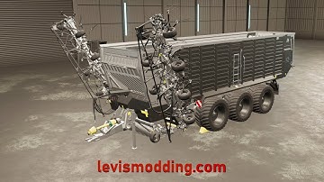 FS22 Strautmann stone/straw picker🔹WITH DOWNLOAD LINK🔹 4K 🔹 60FPS🔹