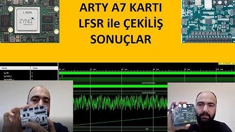 VHDL ile FPGA PROGRAMLAMA - Ders24: LFSR ile ARTY A7 Çekiliş Sonuçları