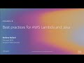 AWS re:Invent 2019: [REPEAT 1] Best practices for AWS Lambda and Java (SVS403-R1)