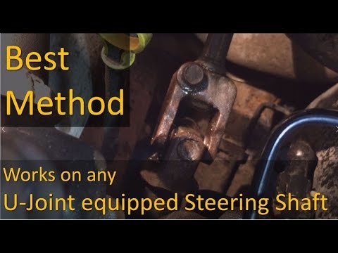 Correct Hard Steering Condition – Lube Steering U-Joints for ’04 thru ’08 F-150 Trucks