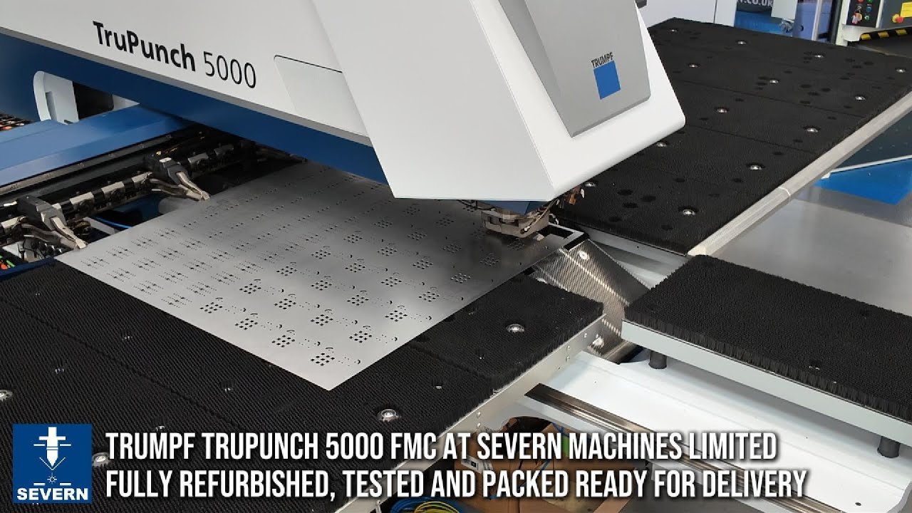 TRUMPF TC5000 FMC Refurbished, Tested and Packed at Severn Machines Limited 08/08/2025