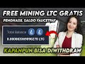 Free Mining LTC GRATIS TANPA PERLU MODAL - Penghasilan Saldo Faucetpay