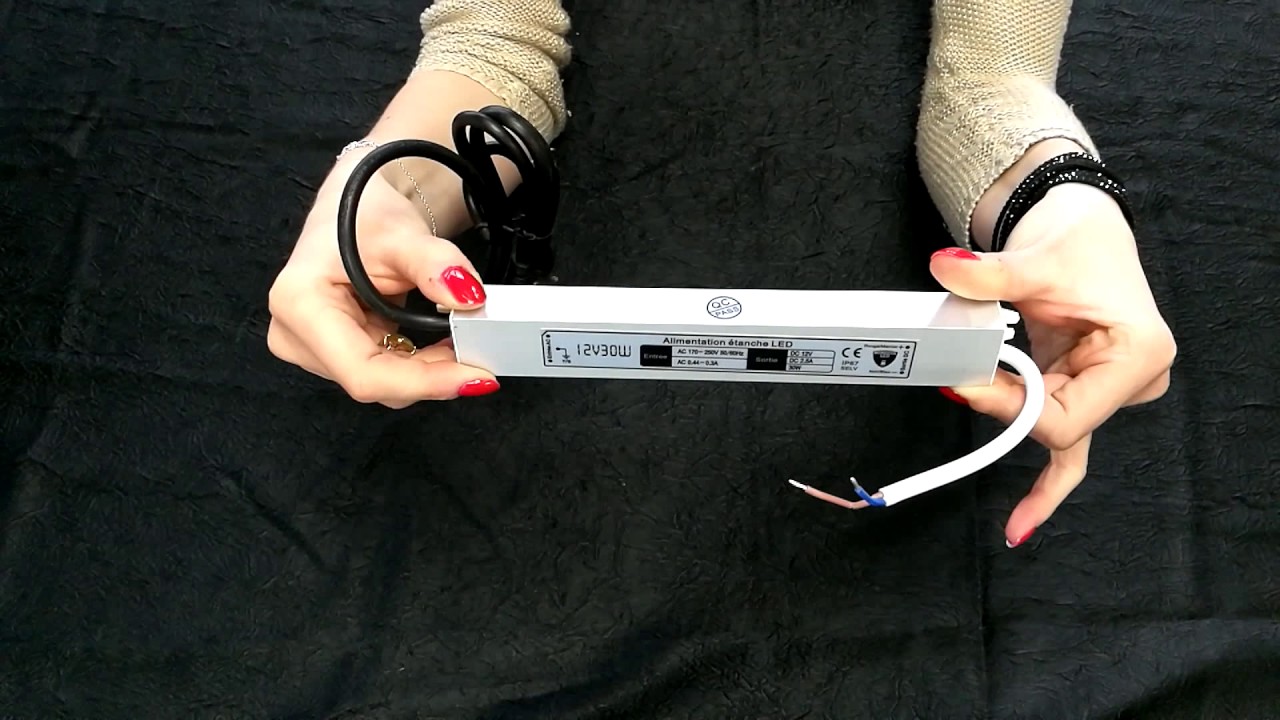 Alimentation Etanche 12V DC 30W 2,5A IP67
