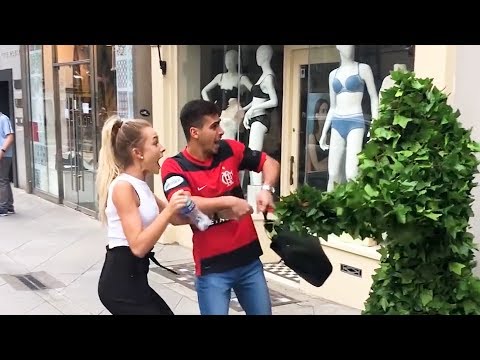 The best reactions of Bushman Prank 2018  Part 1