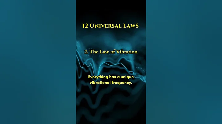 2. The Law of Vibration - The 12 Universal Laws #UniversalLaws #TheLawofVibration