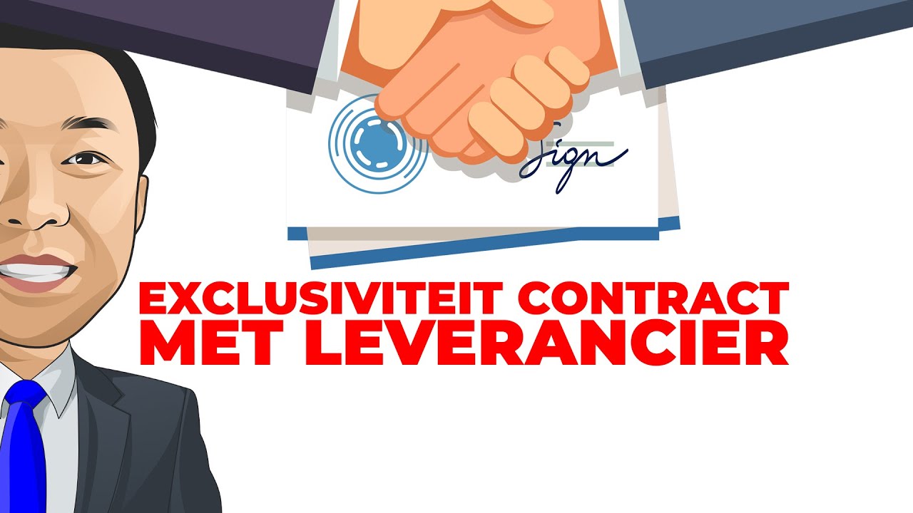 EXCLUSIVITEIT CONTRACT MET LEVERANCIER. VERKOPEN OP BOL.COM