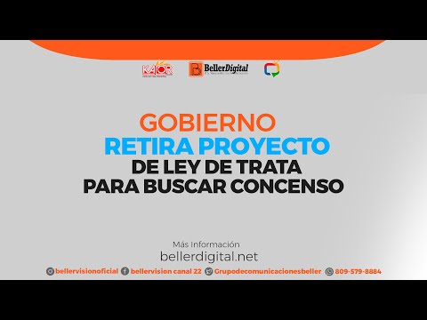 GOBIERNO RETIRA PROYECTO DE LEY DE TRATA PARA BUSCAR CONSENSO