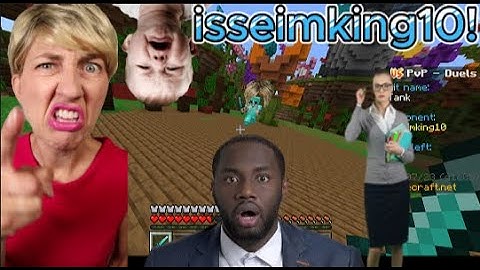 isseimking10 using reach!!! (anti cheat on Cube Craft is off!)