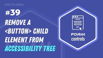 Master HTML in Darija Arabic#39 Remove a button element from the Accessibility tree