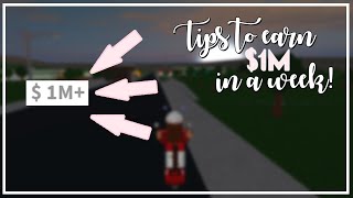 SIMPLE TIPS TO EARN $1M+ IN ROBLOX BLOXBURG!! | Melanie Rocks