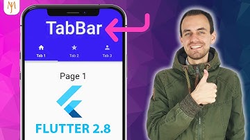 Flutter Tutorial - Tabbed AppBar [2022] Tabs, TabBar