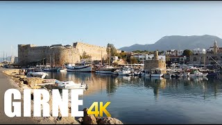 Kyrenia / Girne, Northern Cyprus harbour walking tour 4k 60fps