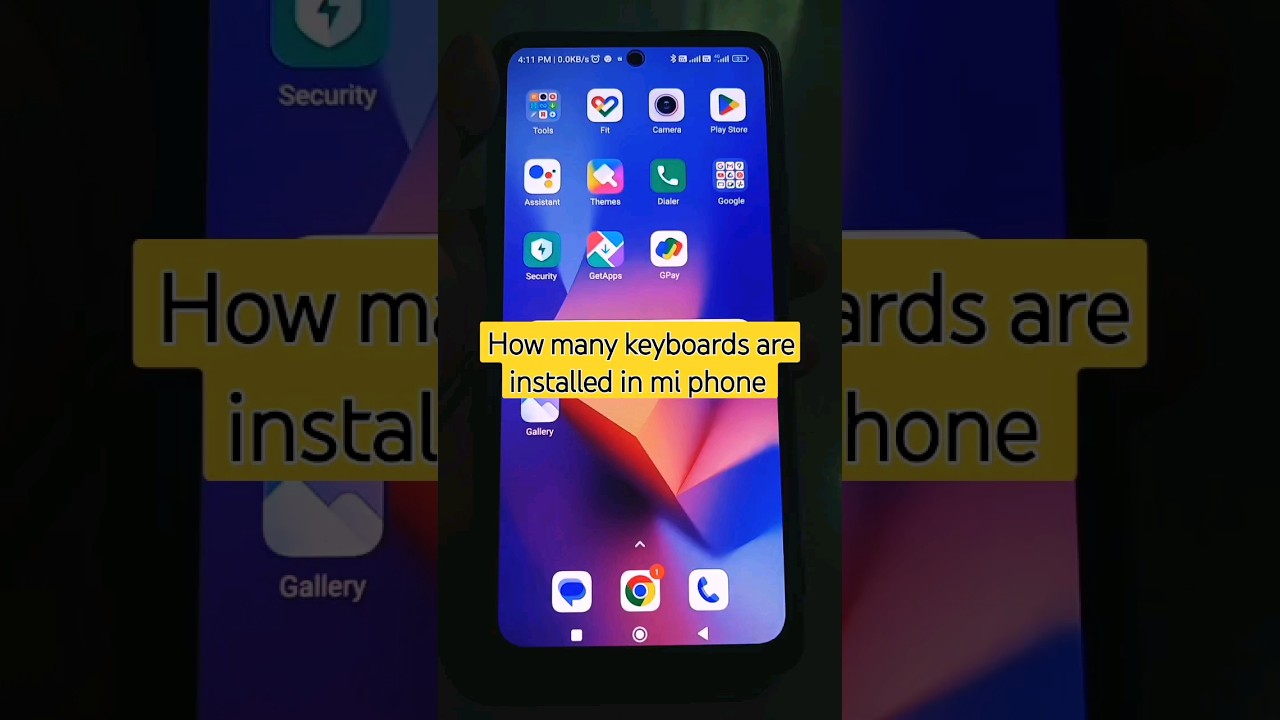How many keyboards are installed in mi phone 